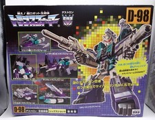 Takara Japan Reissue Transformers G1 D-98 Six Shot SixShot New Condition !