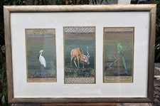 ISLAMIC ART PEINTURE ANCIENNE ISLAM MUSLIM SILK PAINTING ANCIENNE CORAN