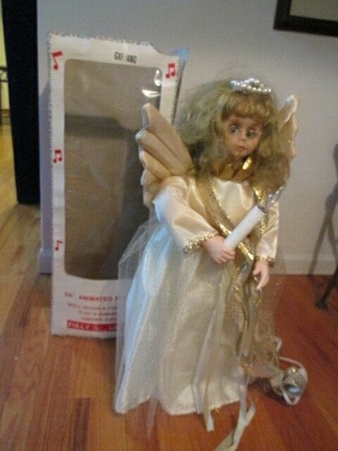 Vtg angel animated - angel, musical