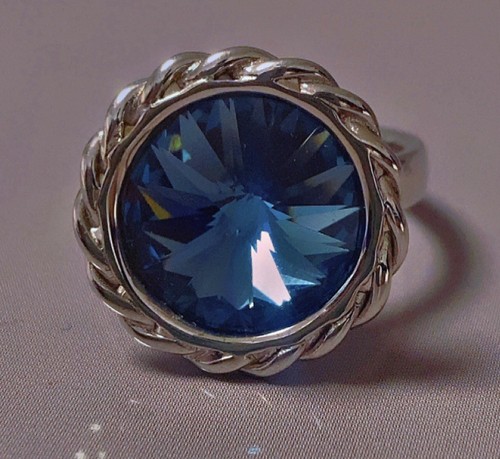 Superbe bague argent topaze