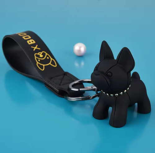 Porte clés bouledogue - porte-clés,