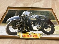 René Gillet 750 G side-car 1926 fiche carte moto passion collection Atlas