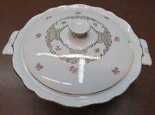 Zeh Scherzer Bavaria Elite: Soupière Avec Couvercle Fleurs Et Décor En Or