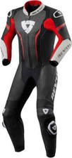 Combinaison En Cuir Moto Revit ARGON Rouge 1 Pièce Combinaison De Course Piste