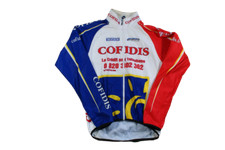 Veste cyclisme vintage Cofidis