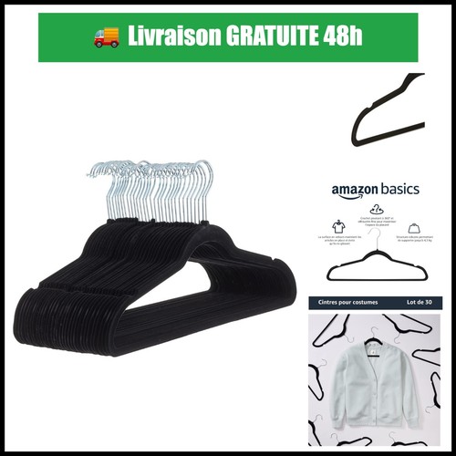 Lot cintres velours noir - lot,