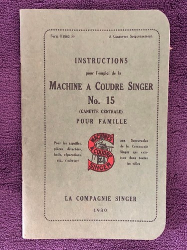 Machine coudre livret - machine,