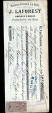 AIX-en-PROVENCE (13) ALMONDS & OILS / MIDI PRODUCTS ""J. LAFOREST"" in 1890