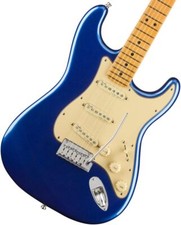 Guitare électrique Fender American Ultra Stratocaster Maple Cobra Blue