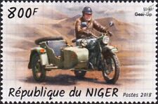 URAL GEAR-UP Motorcycle & Sidecar Motorbike Stamp (2018 Niger)