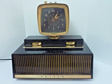 Scarce Vintage Classic 1950's Philco Predicta Clock Radio Working  SEE PHOTOS!!