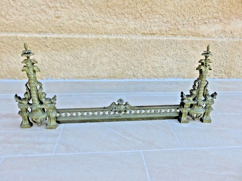 Garniture cheminee chenets - ,