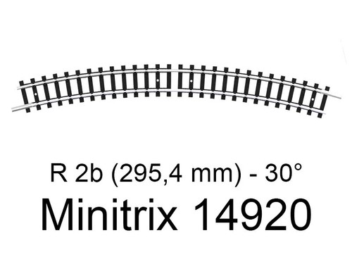 Trix rail courbe r2b - trix,
