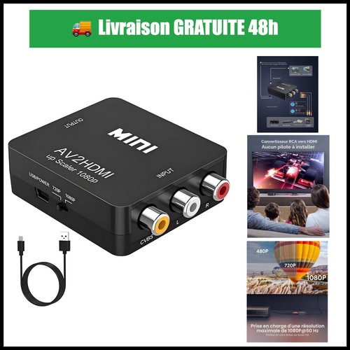 Gana convertisseur rca vers - convertisseur,
