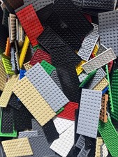 LEGO Bulk Lot Plates Flat 4x4 4x6 4x8 6x6 6x12 16x16 Baseplates 50 Pieces Parts