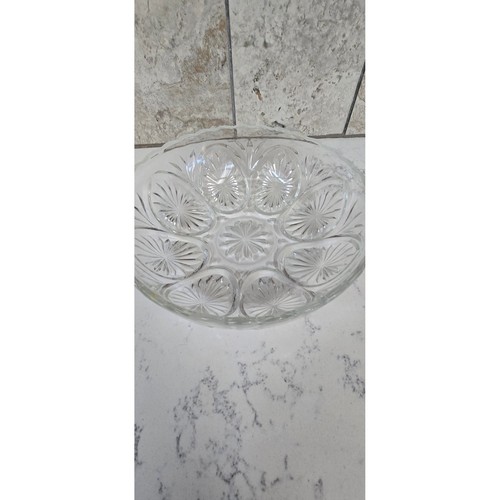 Vintage clear pressed glass - vintage,