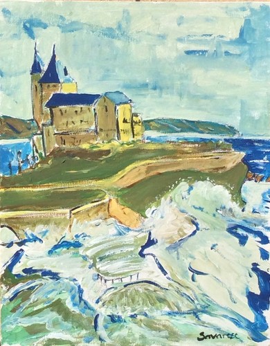 Superbe ancienne vue de - ",