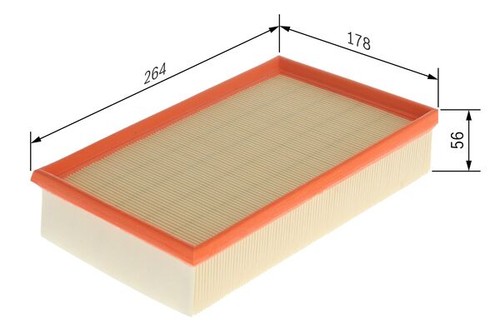 Cartouche filtre air - filtre, à