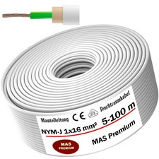 Câble pour pièce humide de 5 à 100 m câble d'alimentation câble gaine NYM-J 1...