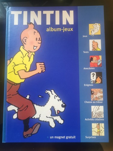 Tintin album jeux - tintin, moulinsart