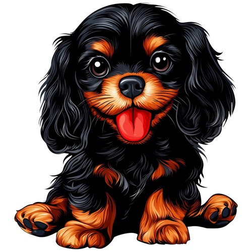 Autocollants cavalier king - autocollants,