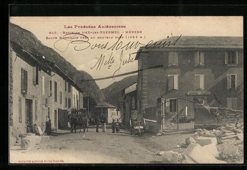 Cpa mérens route - cpa,