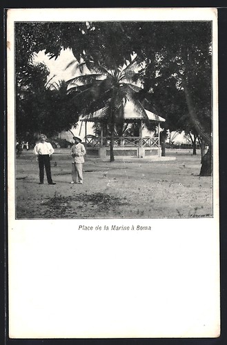 Cpa boma place marine - place, la
