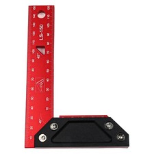 Carré de menuisier professionnel avec échelle double face pour une précision