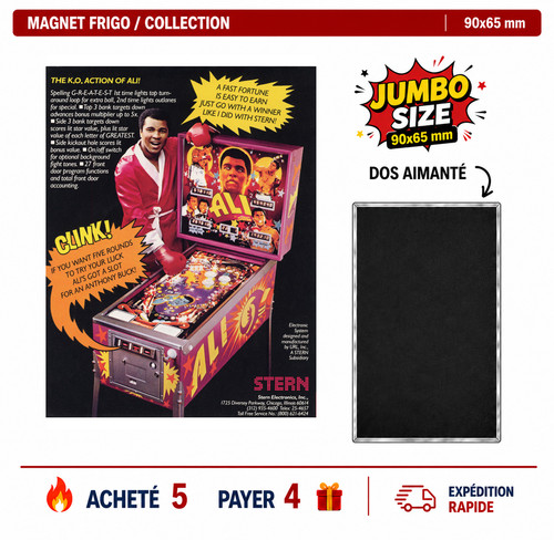 Magnet frigo mohamed ali - magnet,