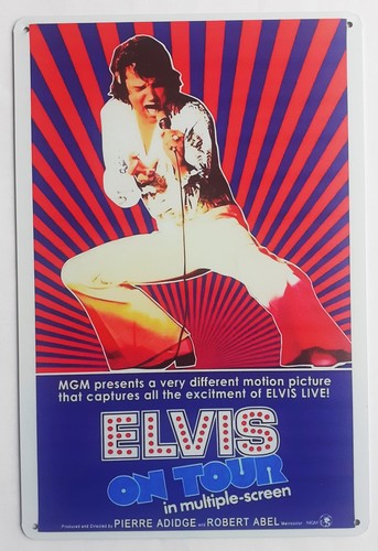 Plaque metal elvis presley - plaque,