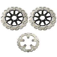pour Kawasaki Disques de frein Avant Arrière NINJA ZX7R ZX7RR 96-03 ZXR750 91-98