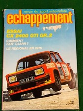 ECHAPPEMENT FRENCH CX 2400 GTI LE REGIONAL EN 1979 