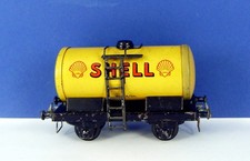 PRE WAR TRIX EXPRESS / TRIX TWIN 20/68 SH YELLOW SHELL TANK WAGON
