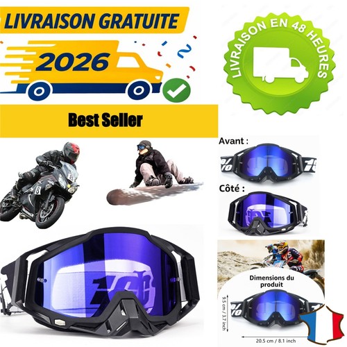 Lunettes moto cross - lunettes,