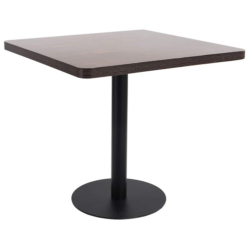 Table bistro marron foncé - table,