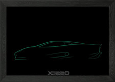 Jaguar XJ220 Framed Wall Art