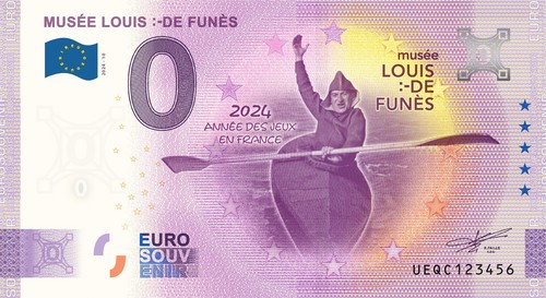 Billet souvenir 2024 france - billet,