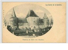 BELGIUM.CHATEAU DE SOLRE SUR SAMBRE.LES BORDS DE LA SAMBRE