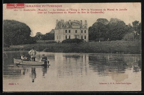 Cpa gouberville manche le - cpa, /manche,