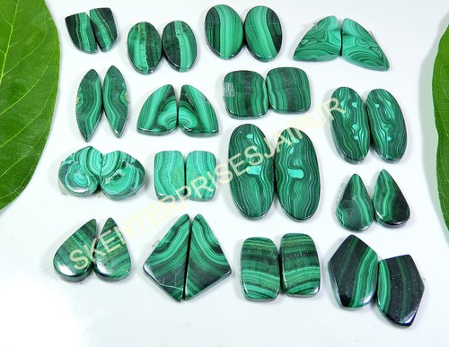 Paire assortie malachite - paire,