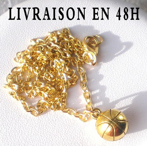 Collier neuf ballon - collier,