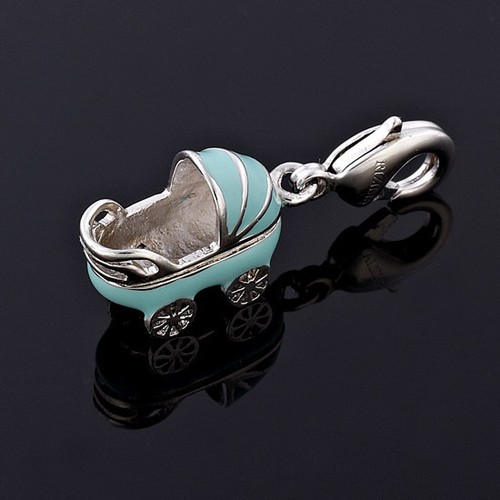 Breloque poussette pendentif - poussette, +