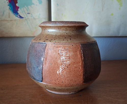 Ancien vase pot boule - boule, au