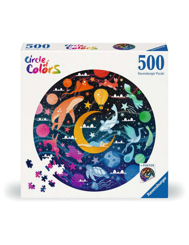 Puzzle 500p circle - puzzle, of