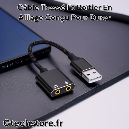 Convertisseur usb vers jack - convertisseur,