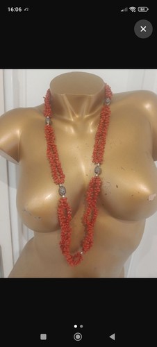 Collier berbère corail - berbère,