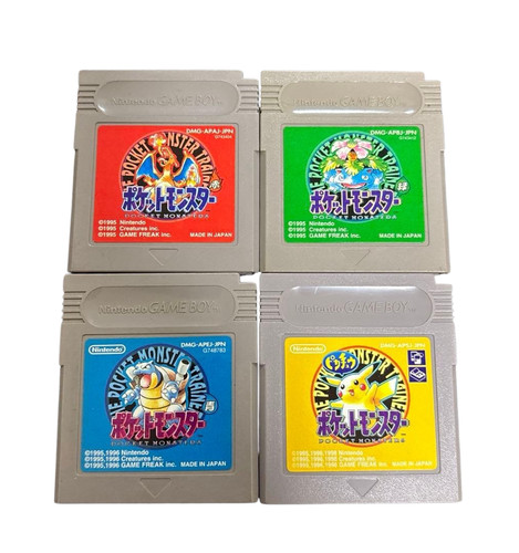 Nintendo game boy - pokemon, lot