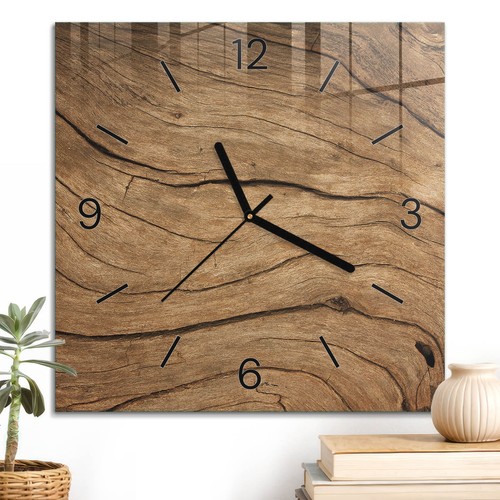 Horloge murale carrée - horloge,