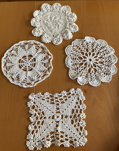 Lot napperons crochet fait - crochet,