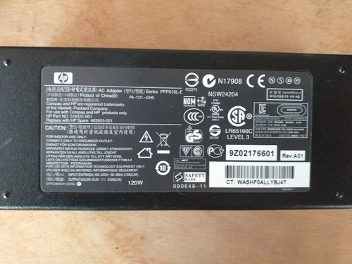Chargeurs alimentation hp - chargeurs, pc